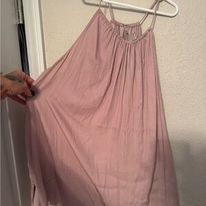 Beautiful, sexy, dusty rose silky tank top